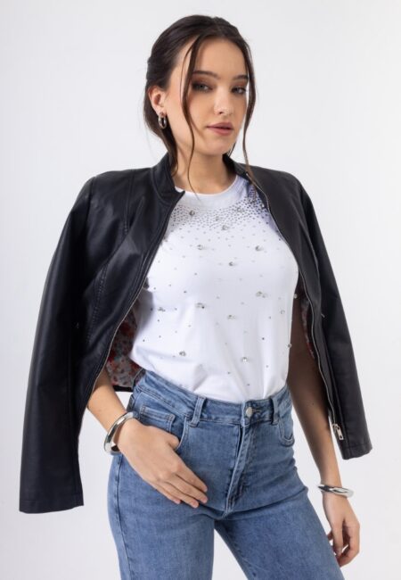 MΠΟΥΦΑΝ ΔΕΡΜΑΤΙΝΗ OPEN FASHION